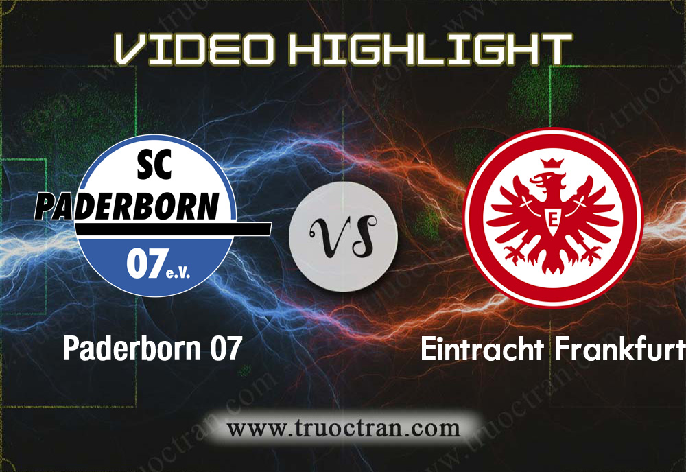 Video Highlight: Paderborn 07 vs Ein.Frankfurt -VĐQG Đức – 23/12/2019
